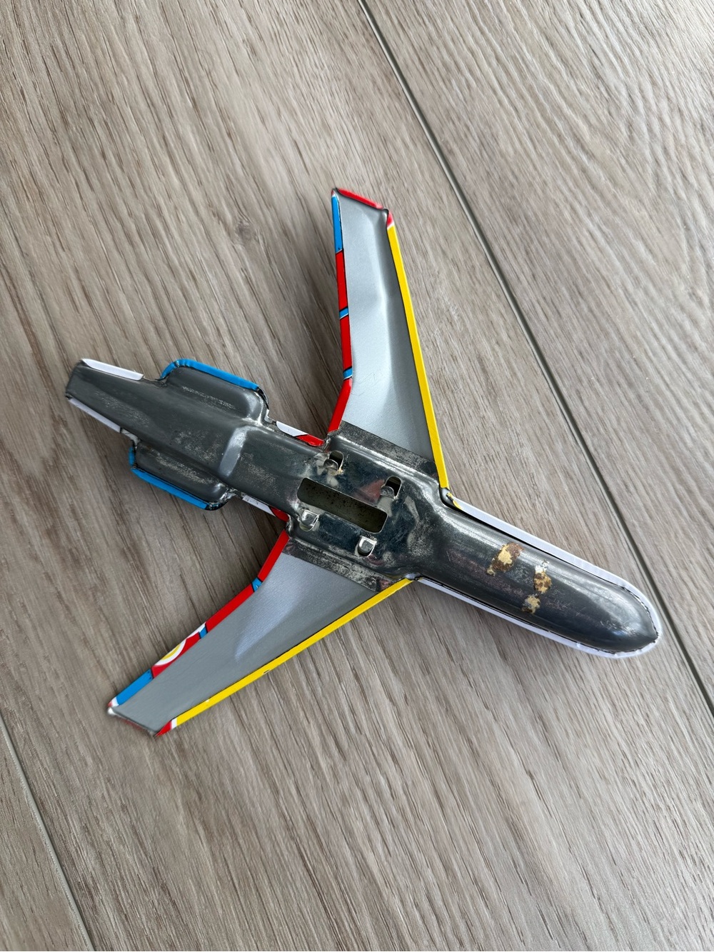 Vintage Trans World Airlines Tin Toy Airplane - Picture 2 of 3